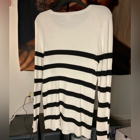 B&W Striped Sweater - Picture 2 of 2